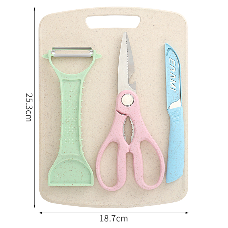 Set Papan Pemotong Jerami Gand - Baby Food Knife Set ulasan dan harga