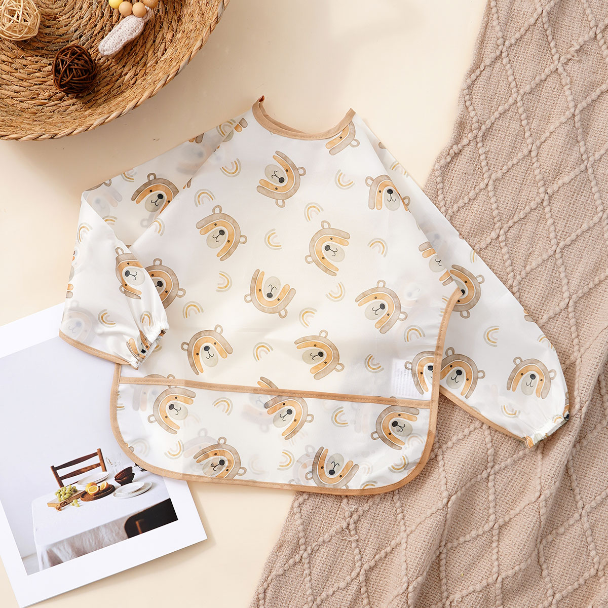 Celemek Bayi Lengan Panjang Da - Bib Long Sleeve ulasan dan harga