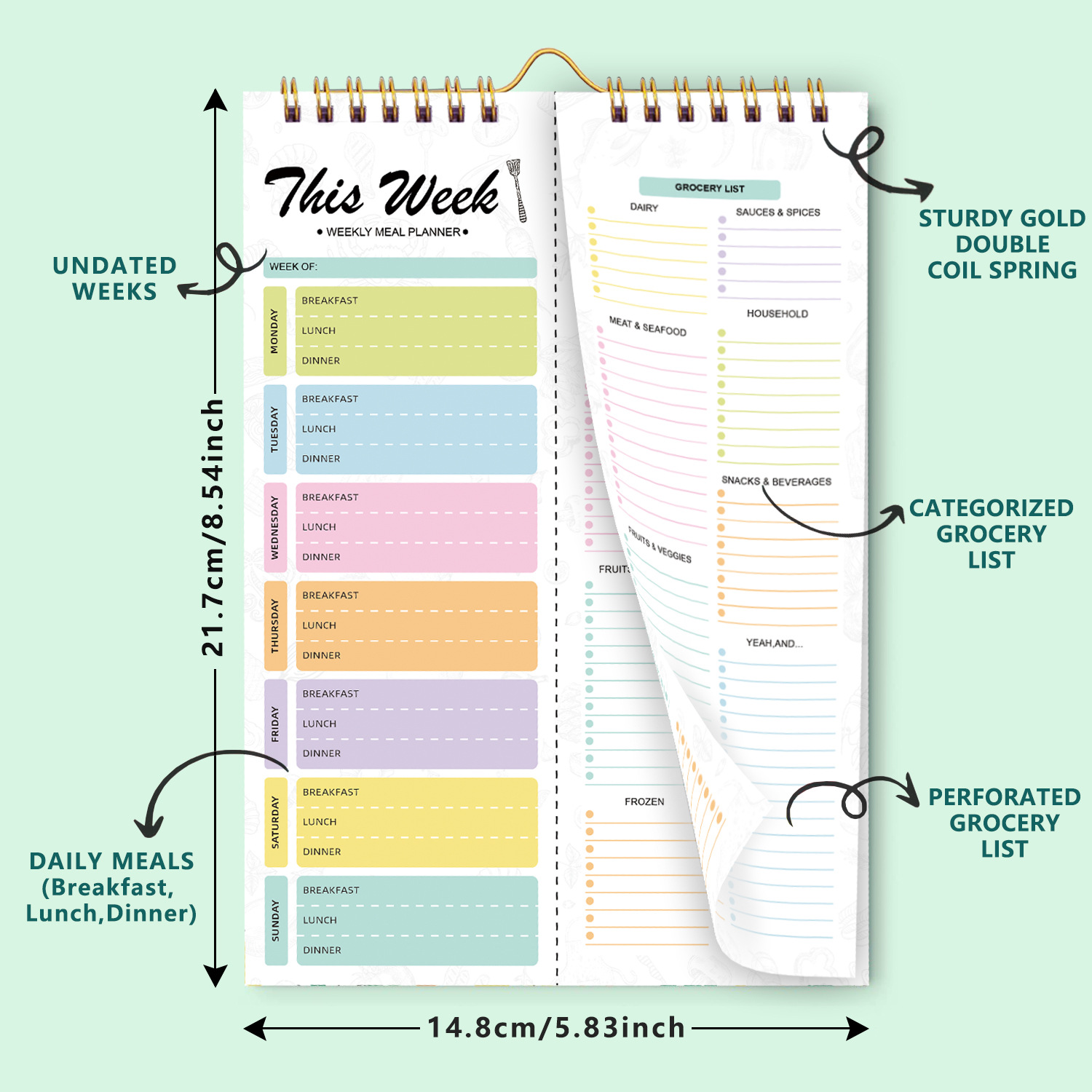 Buku Catatan Spiral A5 Model T - Baby Food Schedule ulasan dan harga