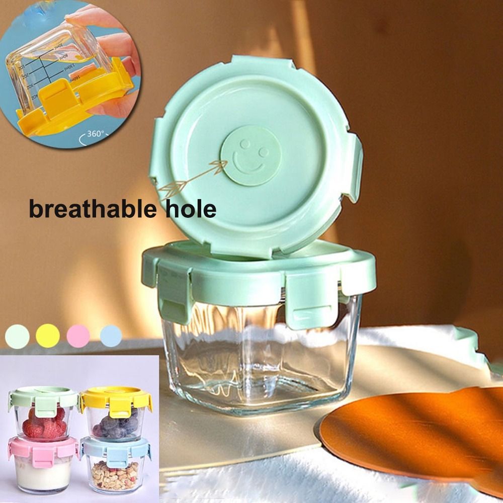 Kotak Penyimpanan Makanan 170M - Baby Food Containers Glass ulasan dan harga