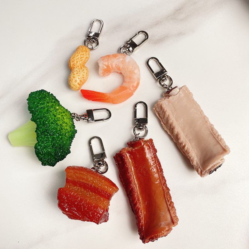 Gantungan kunci simulasi makan - Baby Food Shrimp ulasan dan harga