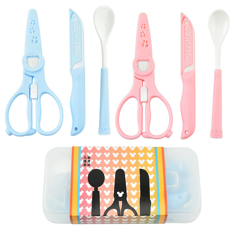 Set keramik tiga potong untuk  - Baby Food Knife Set ulasan dan harga